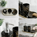 Kit para Banheiro 3 Peças em Cerâmica – Porta Sabonete, Saboneteira e Porta Escova