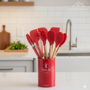 Kit Utensílios de Cozinha em Silicone 12 Peças – Super Completo