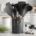 Kit Utensílios de Cozinha em Silicone 12 Peças – Super Completo