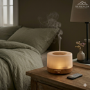 Difusor de Aroma Ultrassônico 500ml com LED 7 Cores e Controle Remoto