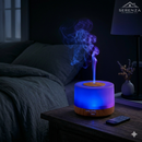 Difusor de Aroma Ultrassônico 500ml com LED 7 Cores e Controle Remoto