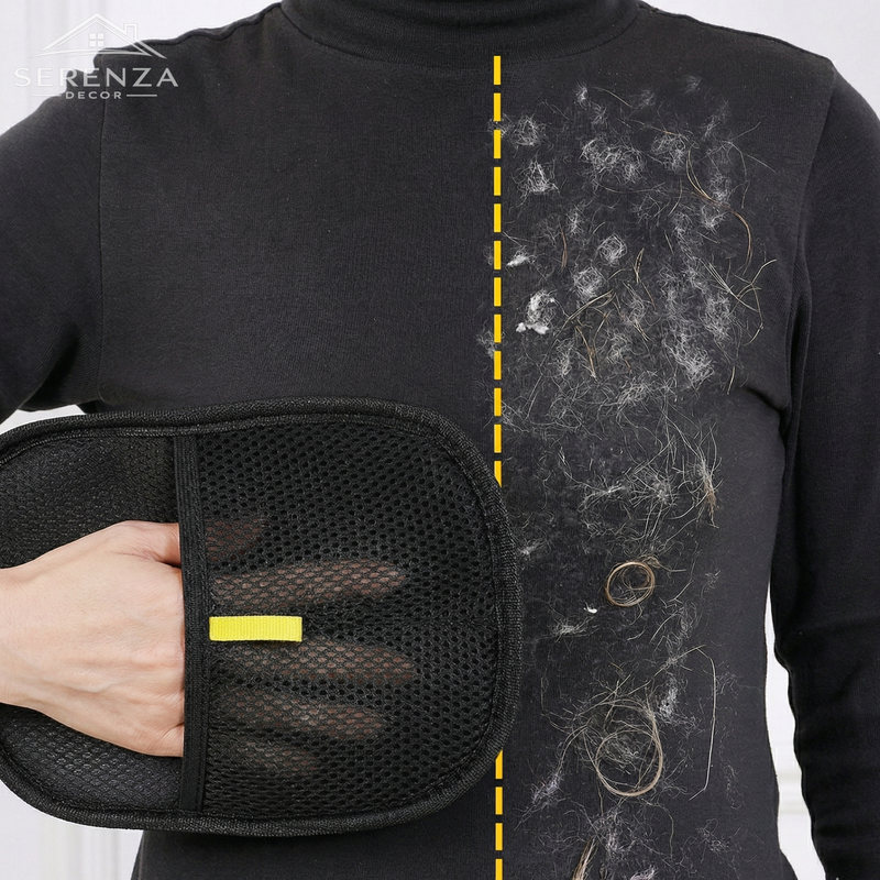 Luva Clear Pro™ – Removedora de Pelos para Sofás, Roupas e Cama