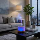 Difusor de Aroma Ultrassônico 500ml com LED 7 Cores e Controle Remoto