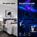 Projetor Astronauta Galáxia — Transforme Seu Quarto em um Universo em 3 Segundos
