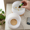 Difusor de Aroma Ultrassônico 500ml com LED 7 Cores e Controle Remoto