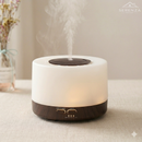 Difusor de Aroma Ultrassônico 500ml com LED 7 Cores e Controle Remoto