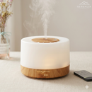 Difusor de Aroma Ultrassônico 500ml com LED 7 Cores e Controle Remoto