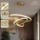 Lustre de LED em Alumínio e Acrílico – 3 Cores de Luz e Opções de Diâmetro