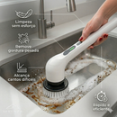 Escova Elétrica UltraClean Pro™ – Limpa em Segundos o que Você Leva Horas Esfregando