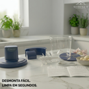 Descascador Elétrico – Descasque Alho, Frutas e Legumes em Segundos