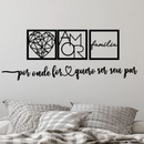 Kit 3 Quadros Decorativos com Frase em MDF