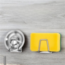 Kit 2 Aço inoxidável Suporte Porta Esponja para bucha de pia Prateleira de cozinha(Enviamos imediatamente)