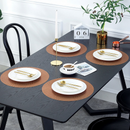 Jogo americano Kit 4 ou 8 Peças Mesa Jantar Dourado Prata Rose 38cm